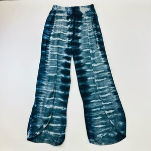 Young Fabulous Broke Palms split leg Flowy Festival pull on pant Size Medium